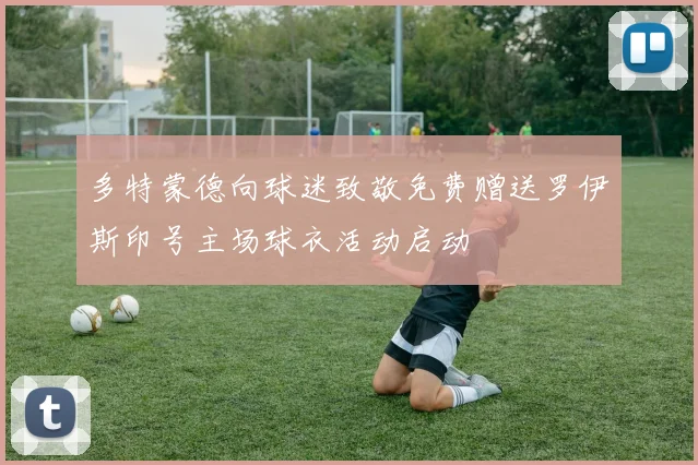 多特蒙德向球迷致敬免费赠送罗伊斯印号主场球衣活动启动